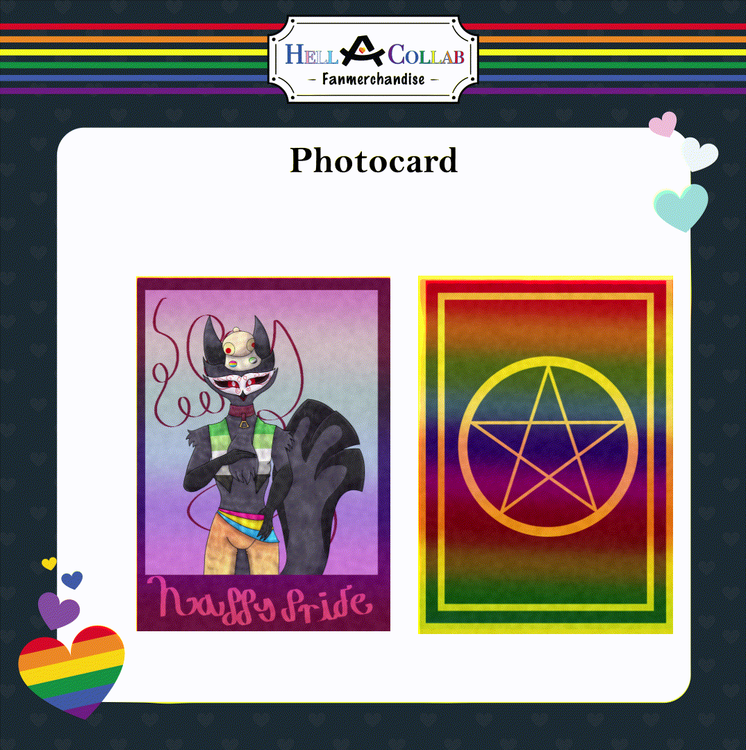 Paimon Photocard Hell-a-Collab Pride Collection