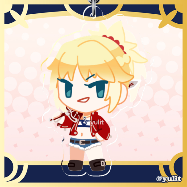 FGO - Saber Mordred Keychain