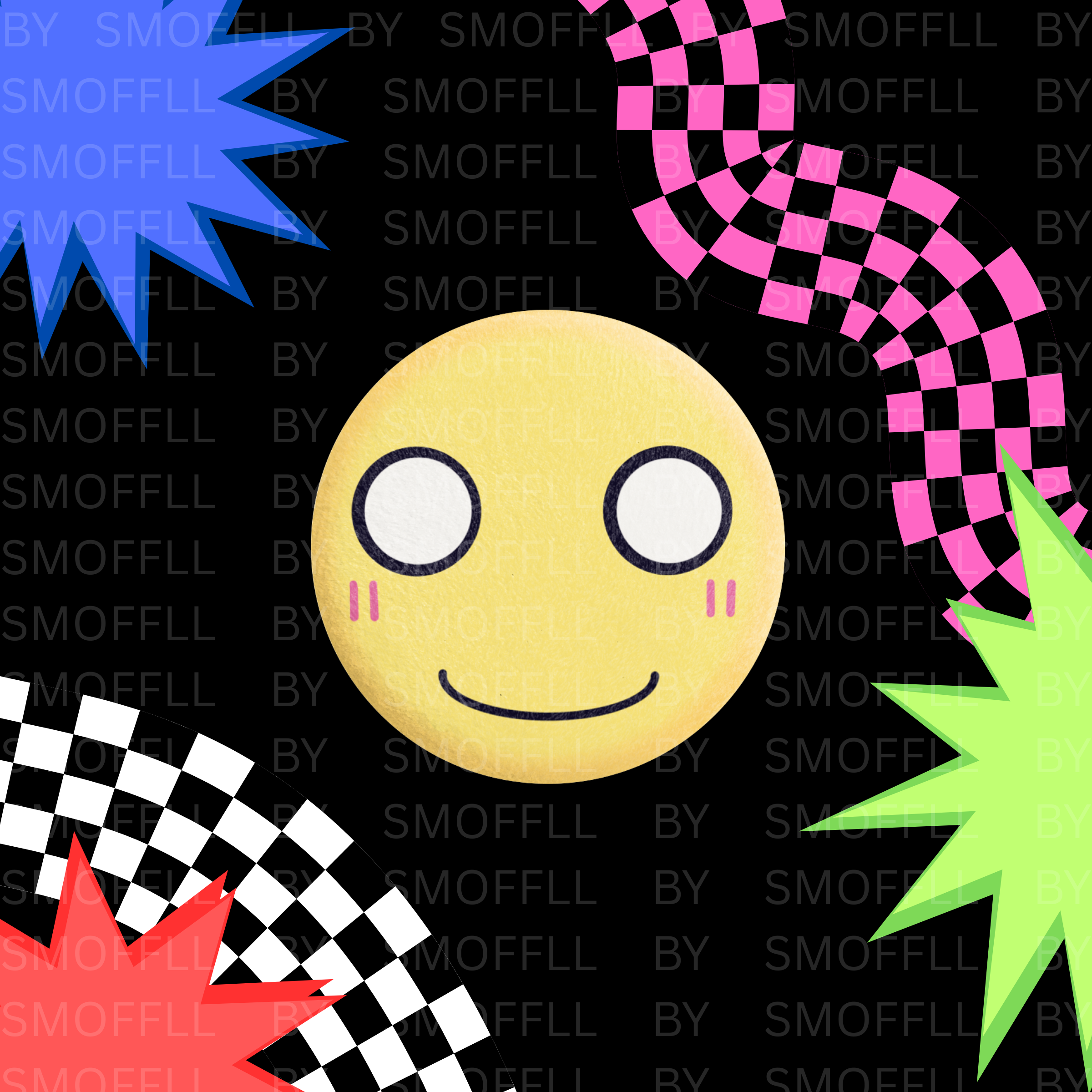 Smiler Plush Badge