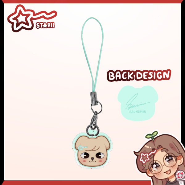 Stray Kids Seungmin ᯓ★ Glitter Acrylic Phonecharm