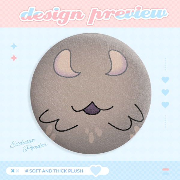 Flea Plush Button