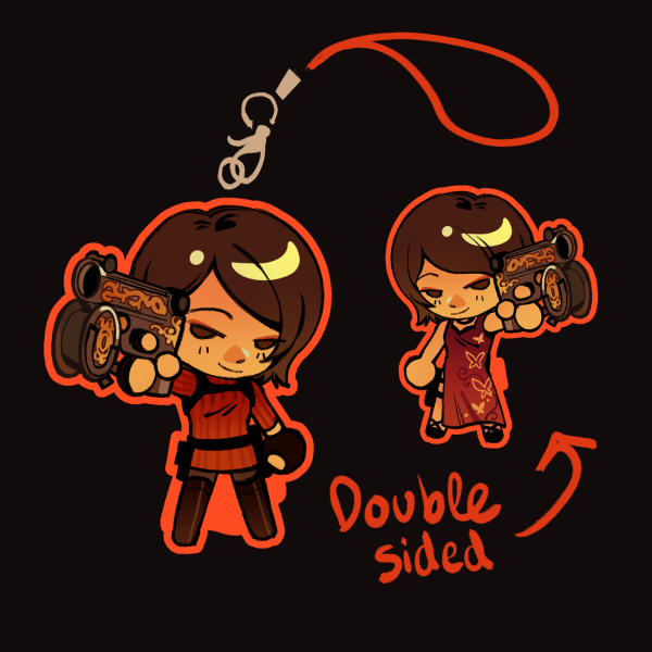 Ada Wong PHONE CHARM (Resident Evil 4)