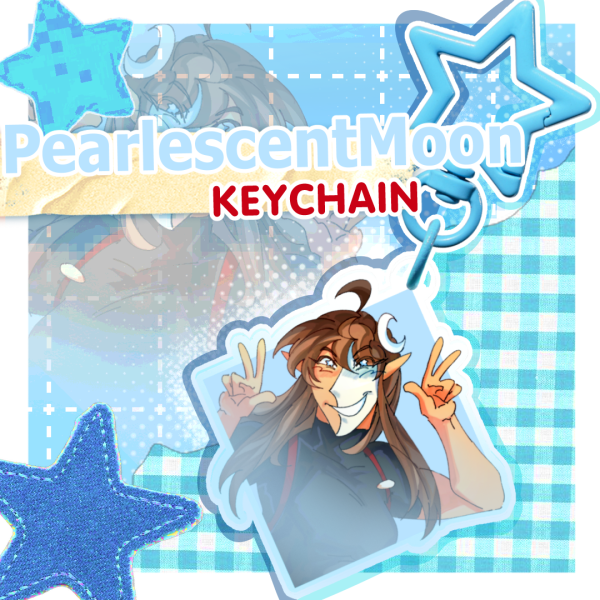 PearlescentMoon - Hermitcraft Acrylic Keychains