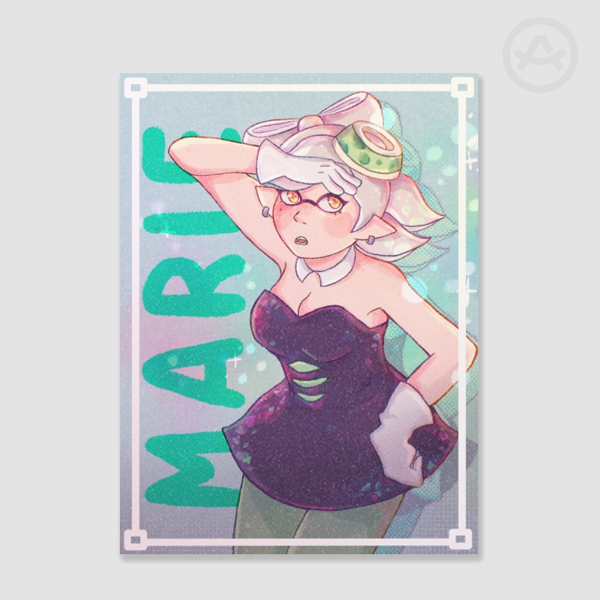 Marie - Squid Sisters Holographic Photocard