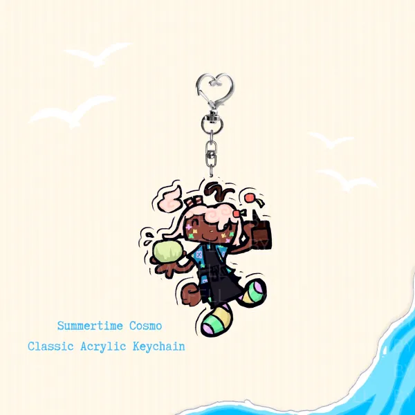 Cosmo Dandys World --- Summer in Gardenview Collab --- Classic Acrylic Keychain