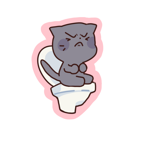 tummy troubles sticker
