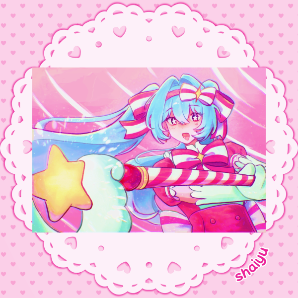 Retry Now Miku A5 Print