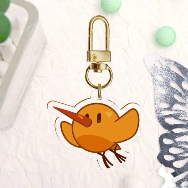 Flying Cheesebird Keychains