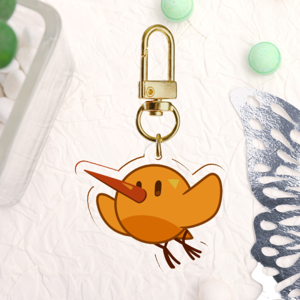 Flying Cheesebird Keychains