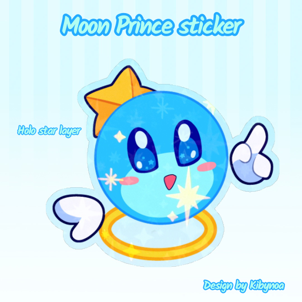 Moon Prince sticker