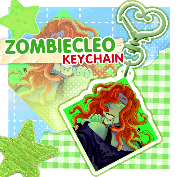 ZombieCleo - Hermitcraft Acrylic Keychains