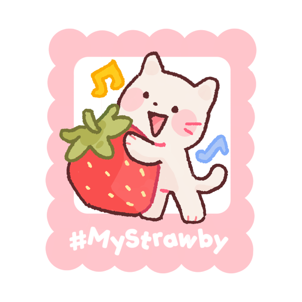 #mystrawby sticker