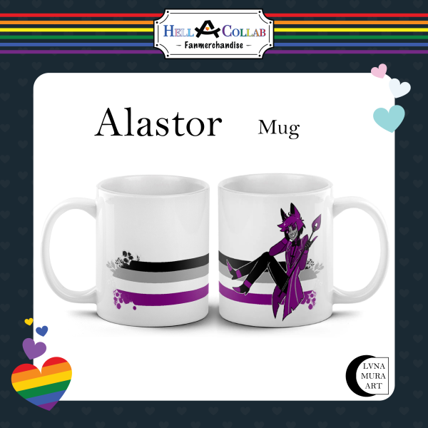 Alastor Mug || Hell-a-Collab Pride Collection