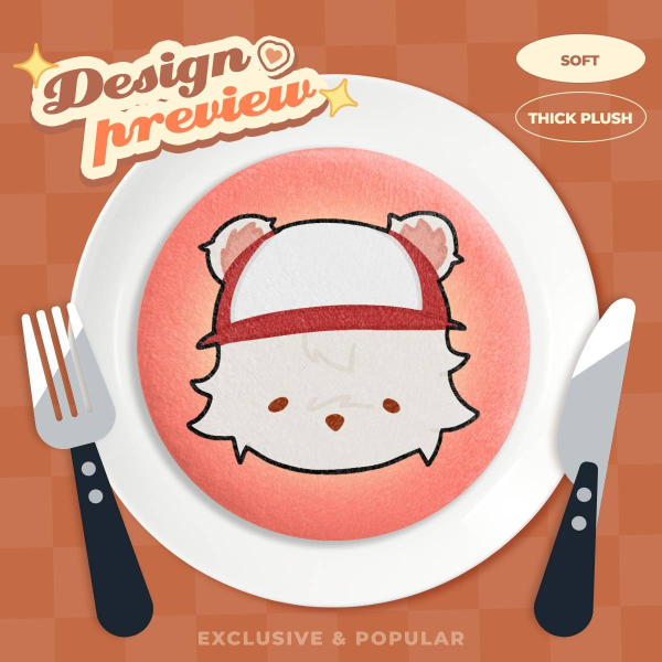 QSMP Tomate Plush Badge