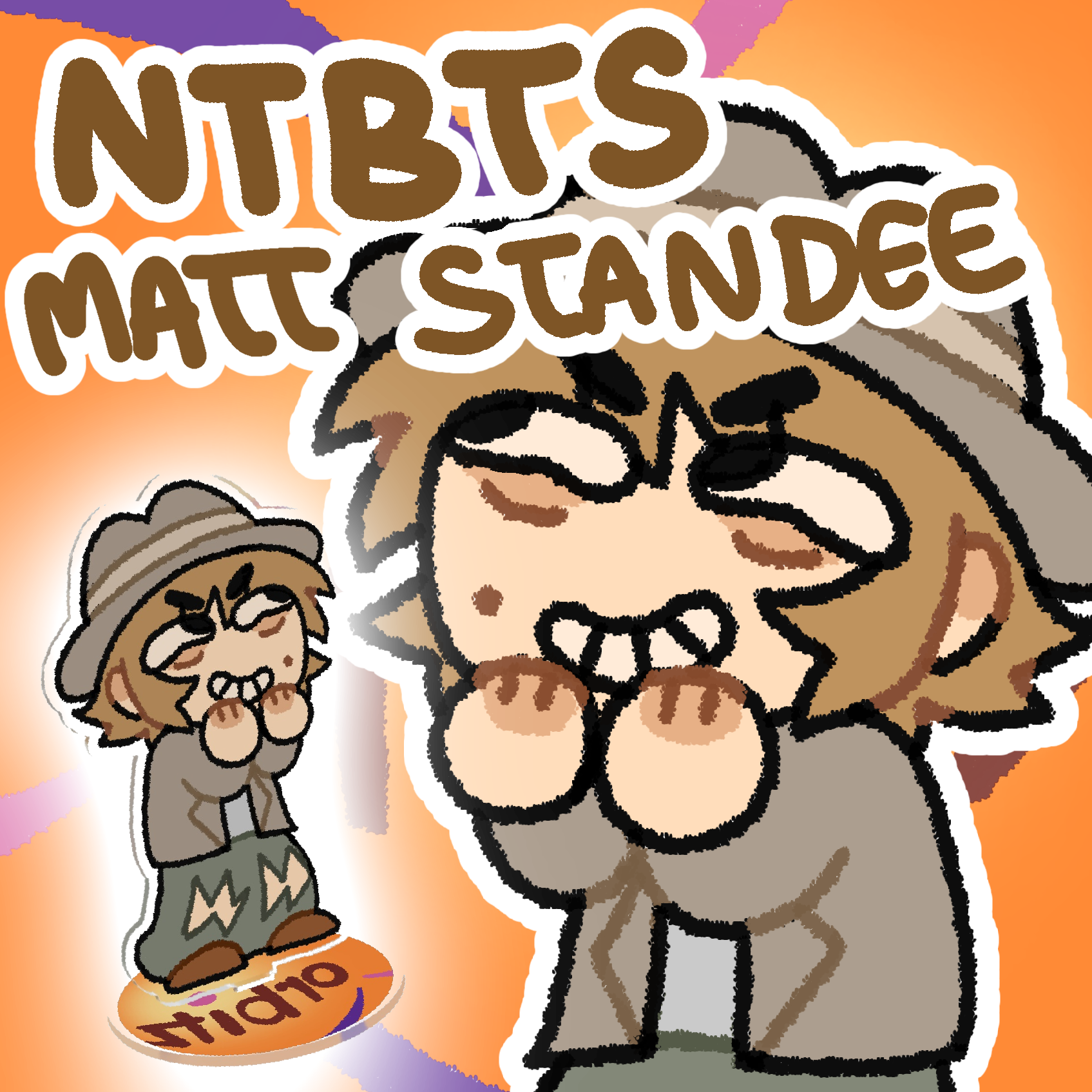 MATT acrylic standee
