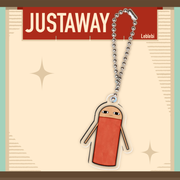 Gintama Justaway Clear Acrylic Keychains