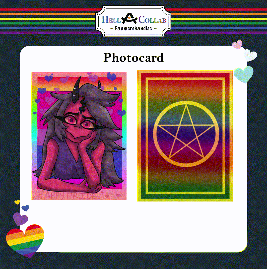 Tilla Photocard Hell-a-Collab Pride Collection