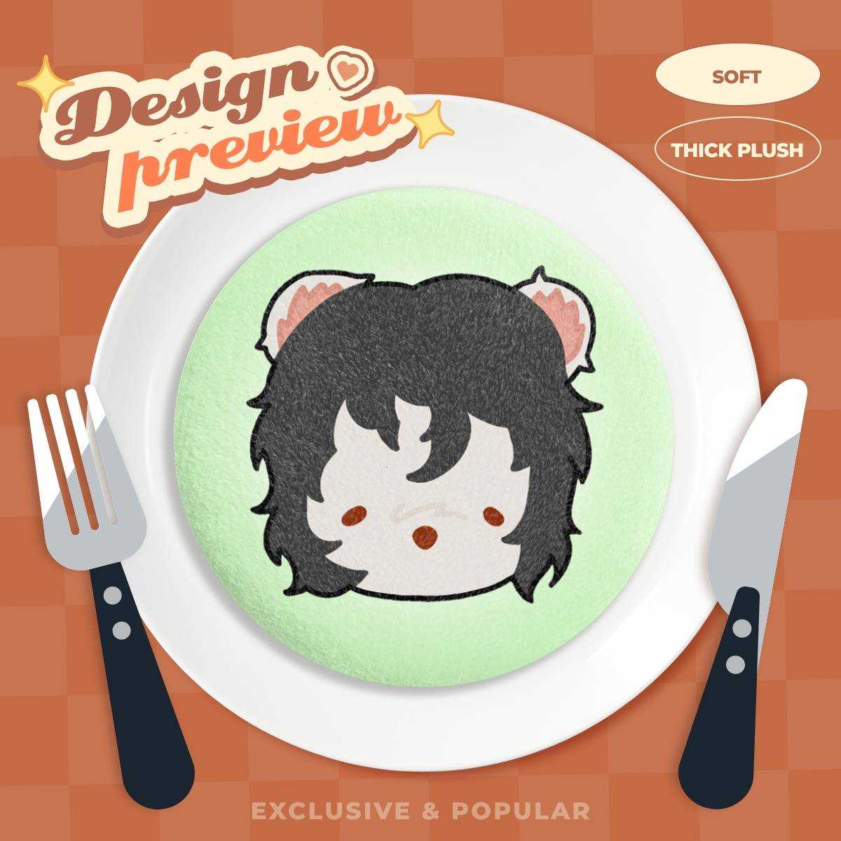 QSMP Leon Plush Badge