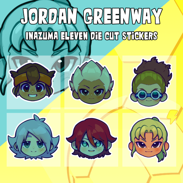 Jordan Greenway//Midorikawa Ryuuji - Sticker