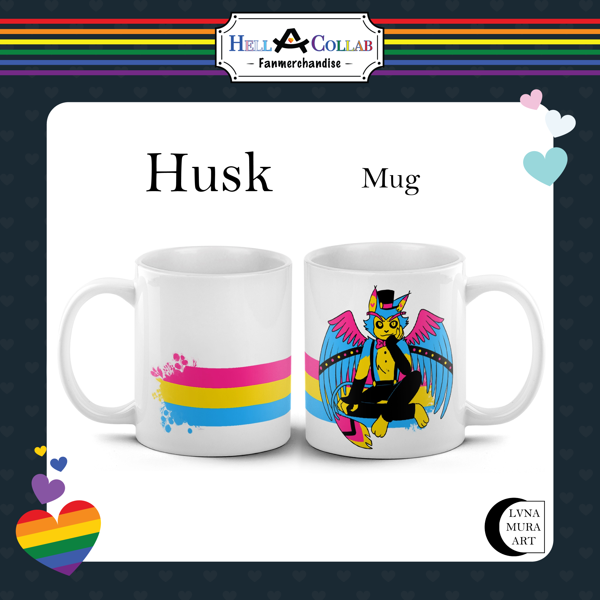 Husk Mug || Hell-a-Collab Pride Collection