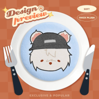 QSMP Agent 67 Plush Badge