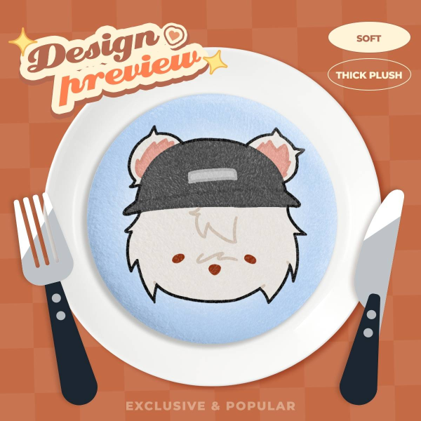 QSMP Agent 67 Plush Badge