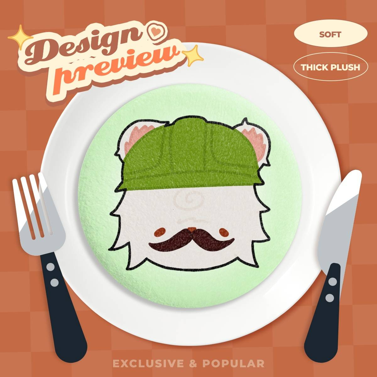 QSMP Coco Plush Badge