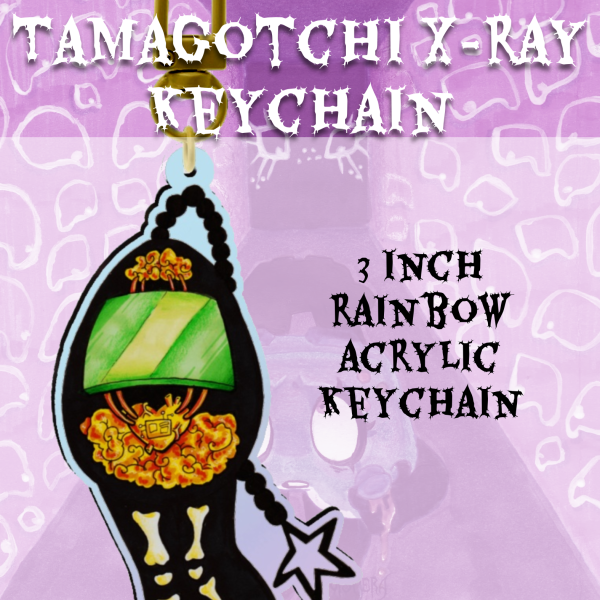 Tamagotchi X-Ray Keychain