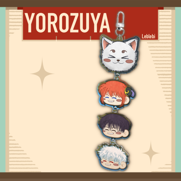 Gintama Yorozuya Connection Acrylic Keychains