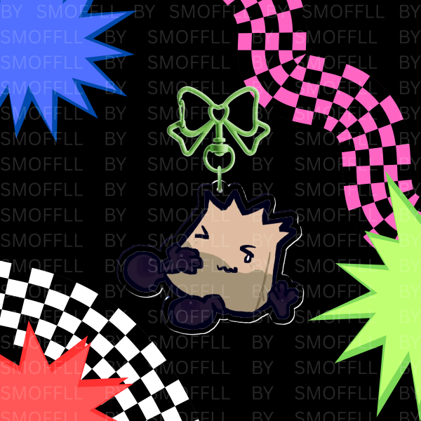 Barf Bag BFDI --- Classic Acrylic Keychain