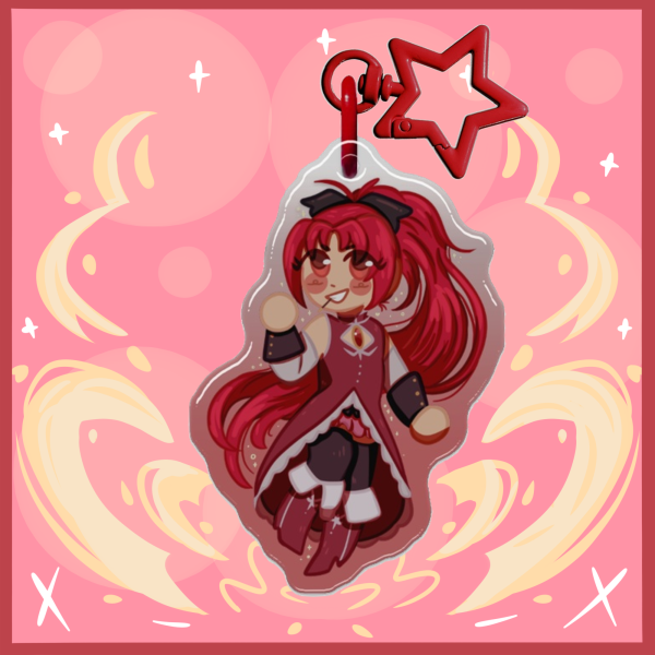 Kyoko Ver2 Epoxy Keychain