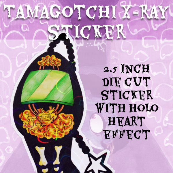 Tamagotchi X-Ray Sticker