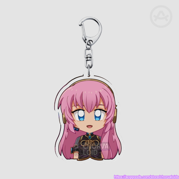 Megurine Luka V2 (half-chibi) Acrylic Keychain