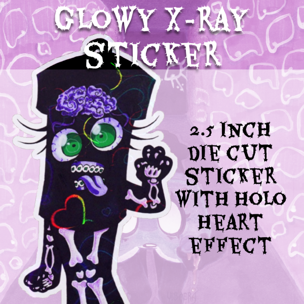 Glowy X-Ray Sticker
