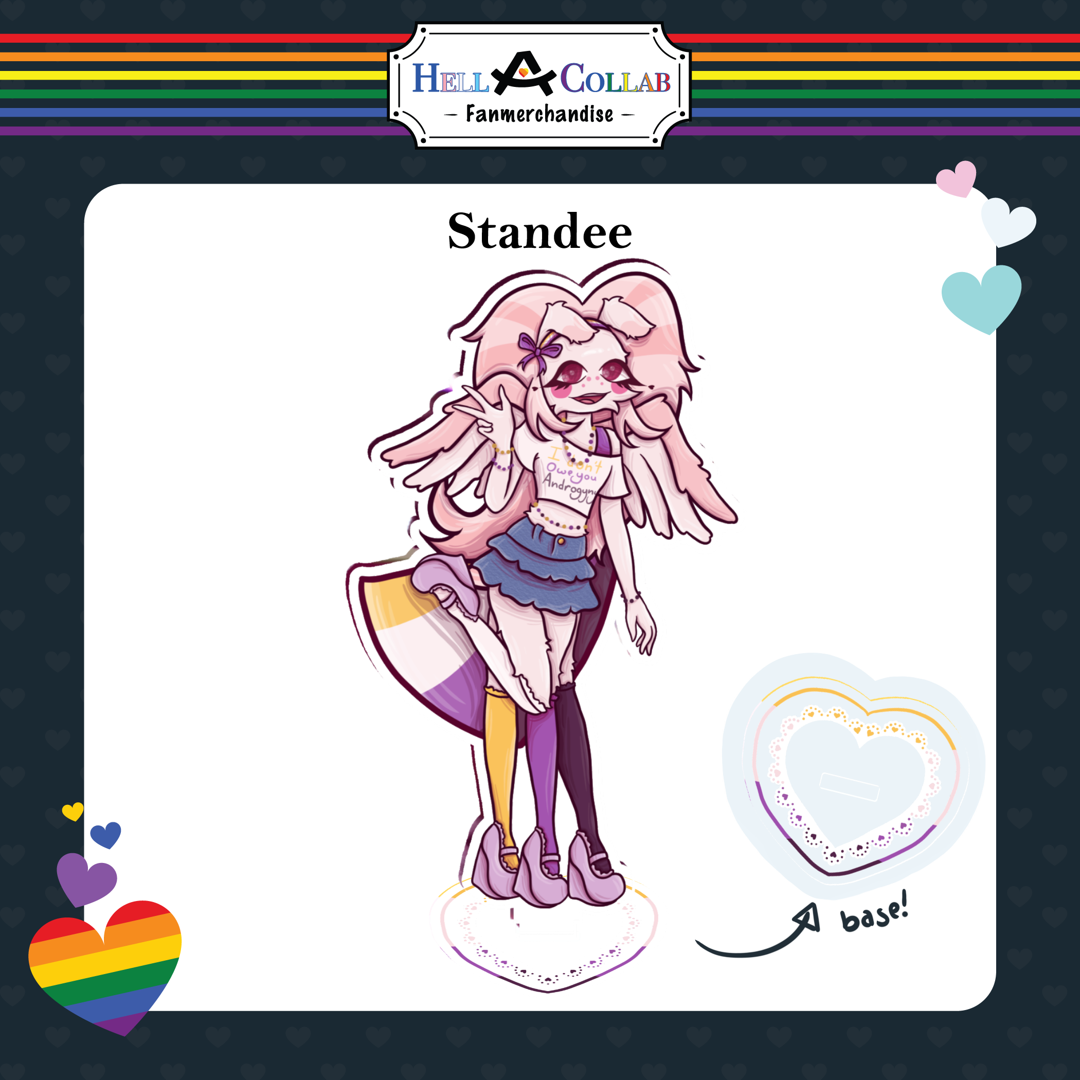 Molly Standee || Hell-a-Collab Pride Collection