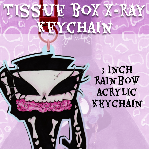 Tissue Box X-Ray Keychain
