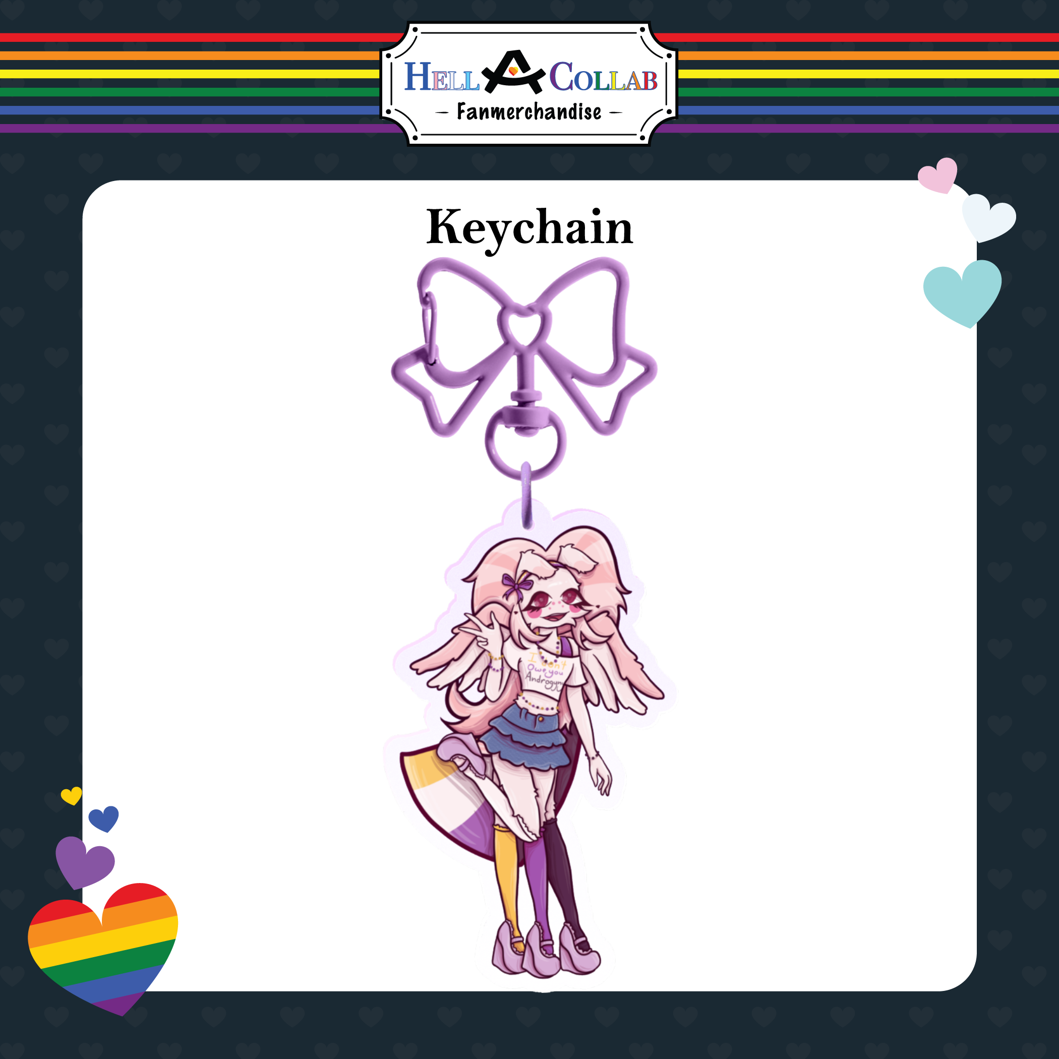 Molly Keychain || Hell-a-Collab Pride Collection
