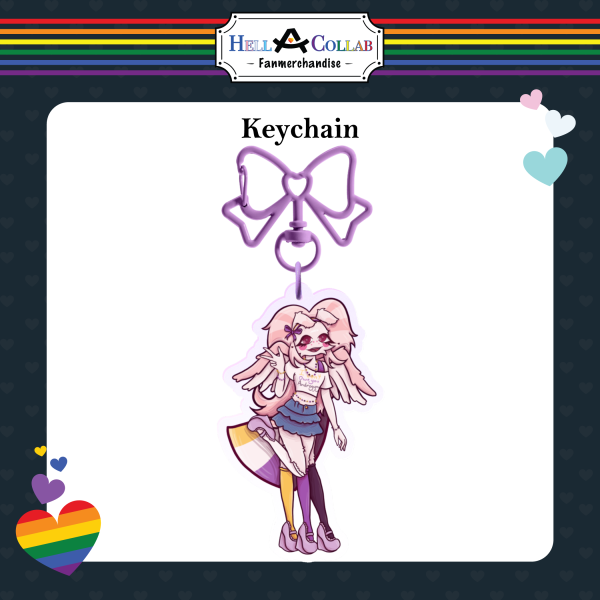 Molly Keychain || Hell-a-Collab Pride Collection