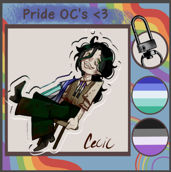 Cecil Pride Keychain