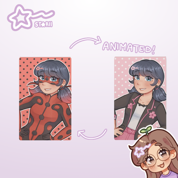 Marinette / Ladybug ᯓ★ Lenticular Photocard