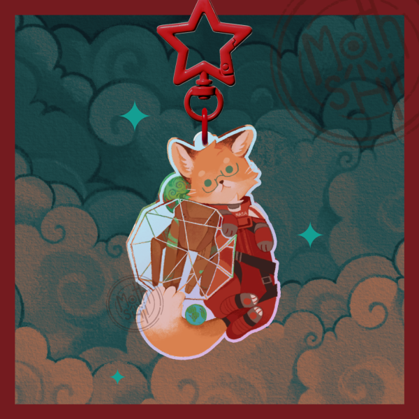 Project Hail Mary ✦ Rainbow Acrylic Keychain
