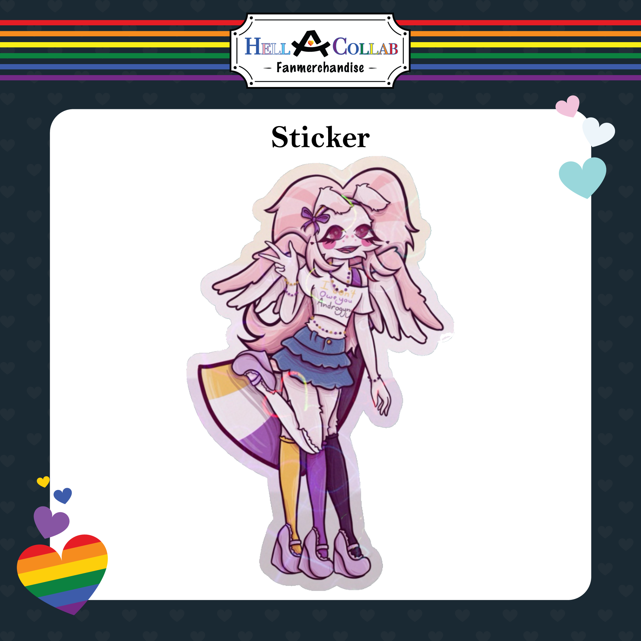 Molly Sticker || Hell-a-Collab Pride Collection