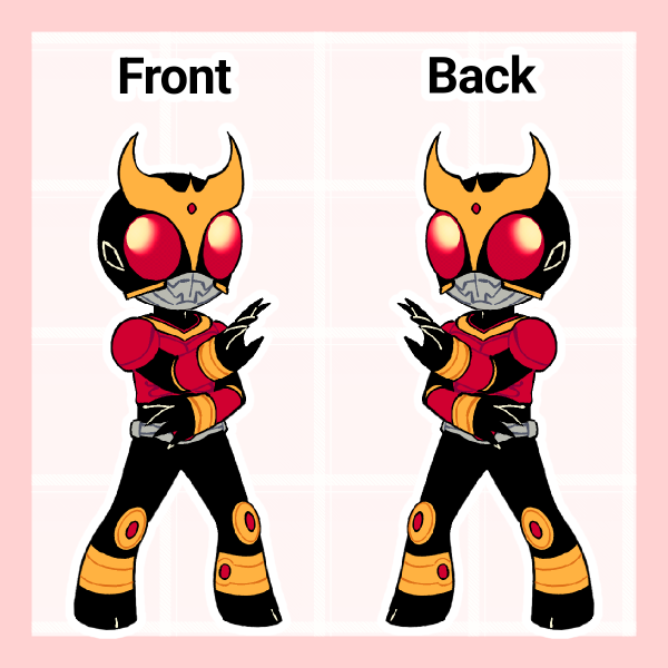 Kamen Rider Kuuga Wood Keychain