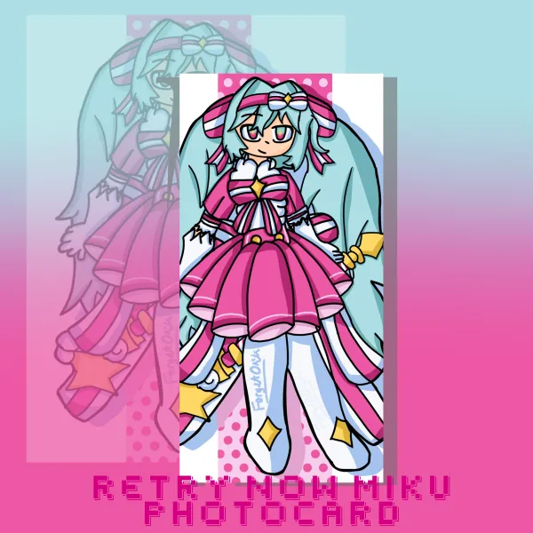 Retry Now Miku Photocard