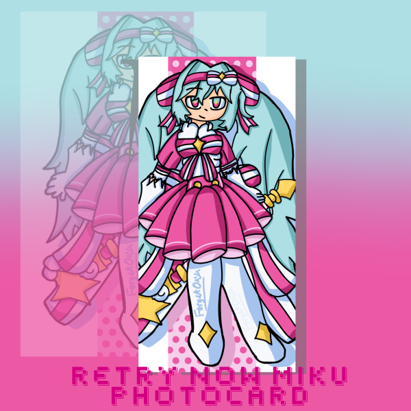 Retry Now Miku Photocard