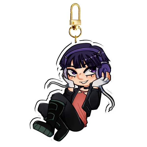 Kyoka Jiro My Hero Academia Clear Acrylic Keychains