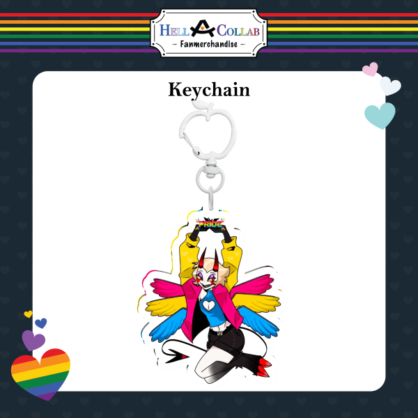 Lucifer | Acrylic Keychain | HellACollab Pride Collection