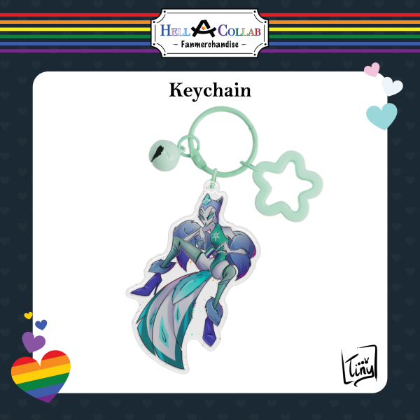 Andrealphus | Gay Flag | Keychain || Hell-a-Collab Pride Collection