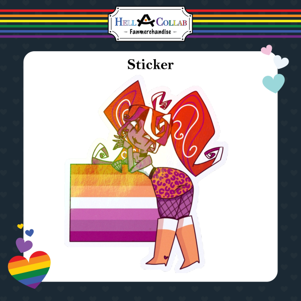Velvette | Die Cut Sticker | HellACollab Pride Collection