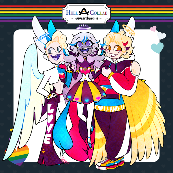 Heaven's Triple Love Polyamorous - Standee - Pride 2026